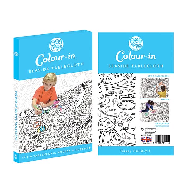 Carton - colour-in gianr poster/tablecloth - Seaside